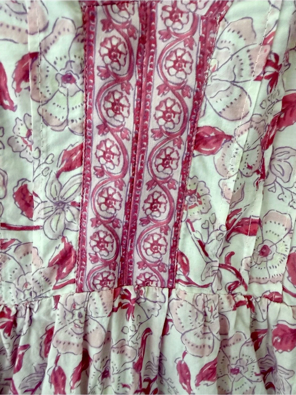 Vineyard Vines Pink Floral Cotton Summer Dress